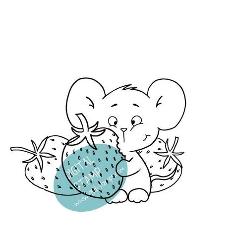 July's Challenge - Strawberry Mouse
