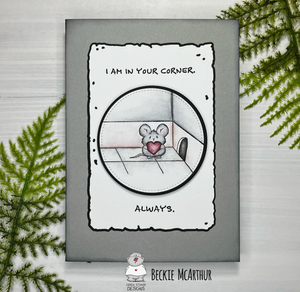 In Your Corner - 3x4 Clear Stamp Set - GSD849