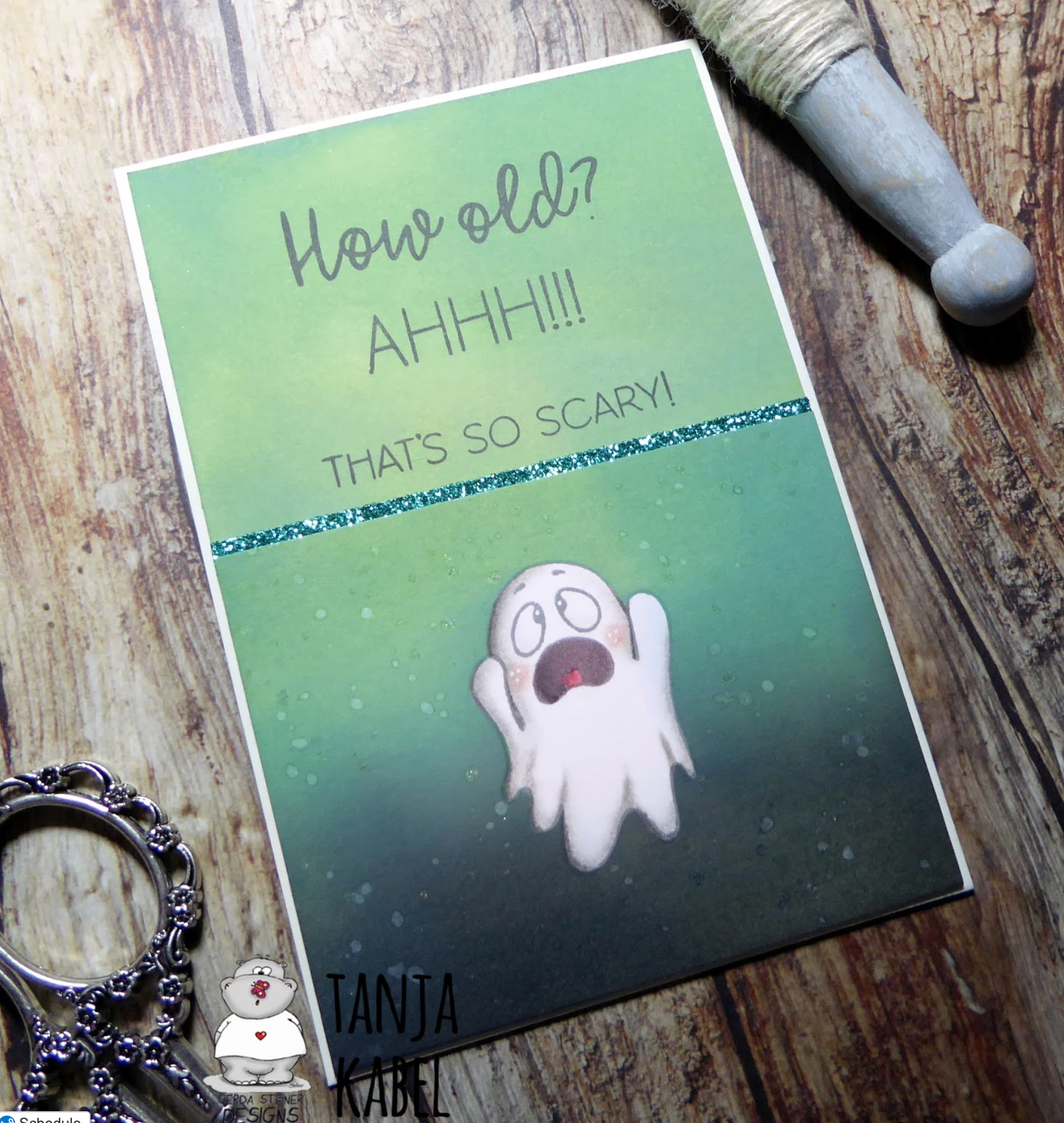 Ghosts 4x6 Clear Stamp Set - GSD709