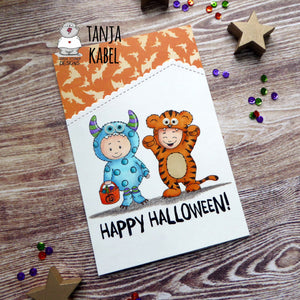 Halloween Kids Digital Stamp Bundle - Clearstamps - Clear Stamps - Cardmaking- Ideas- papercrafting- handmade - cards-  Papercrafts - Gerda Steiner Designs