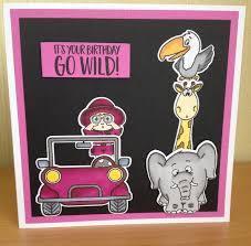 Go Wild! 4x6 Clear Stamp Set - Clearstamps - Clear Stamps - Cardmaking- Ideas- papercrafting- handmade - cards-  Papercrafts - Gerda Steiner Designs