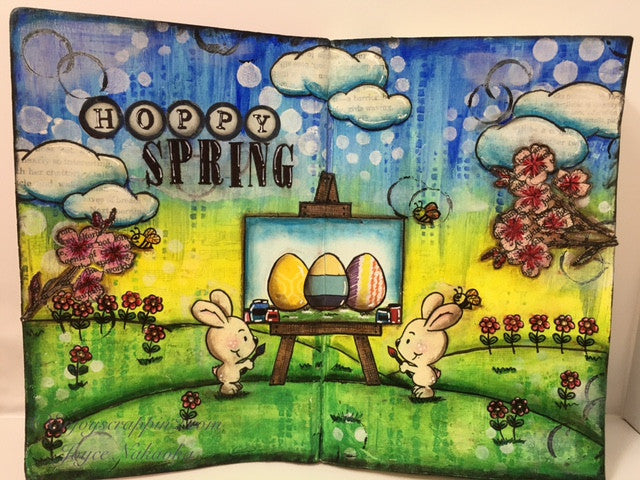 Brush Bunny 3x4 Clear Stamp Set - Clearstamps - Clear Stamps - Cardmaking- Ideas- papercrafting- handmade - cards-  Papercrafts - Gerda Steiner Designs