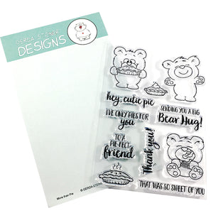 More than Pie 4x6 Clear Stamp Set - Clearstamps - Clear Stamps - Cardmaking- Ideas- papercrafting- handmade - cards-  Papercrafts - Gerda Steiner Designs