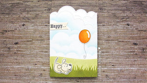 Howl are you? Puppy 4x6 Clear Stamp Set - Clearstamps - Clear Stamps - Cardmaking- Ideas- papercrafting- handmade - cards-  Papercrafts - Gerda Steiner Designs