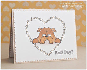 Howl are you? Puppy 4x6 Clear Stamp Set - Clearstamps - Clear Stamps - Cardmaking- Ideas- papercrafting- handmade - cards-  Papercrafts - Gerda Steiner Designs