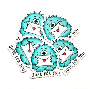 Just for you - Monster Sticker