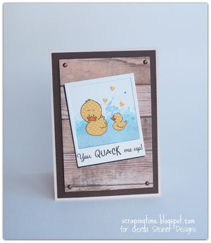 Lucky Duck 4x6 Clear Stamp Set - Clearstamps - Clear Stamps - Cardmaking- Ideas- papercrafting- handmade - cards-  Papercrafts - Gerda Steiner Designs