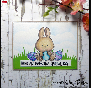 Peeking Easter Friends 4x6 Clear Stamp Set - Clearstamps - Clear Stamps - Cardmaking- Ideas- papercrafting- handmade - cards-  Papercrafts - Gerda Steiner Designs