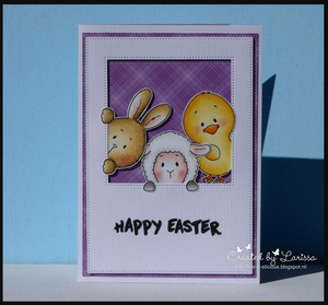 Peeking Easter Friends 4x6 Clear Stamp Set - Clearstamps - Clear Stamps - Cardmaking- Ideas- papercrafting- handmade - cards-  Papercrafts - Gerda Steiner Designs