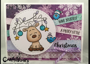 Little Reindeer 3x4 Clear Stamp Set - Clearstamps - Clear Stamps - Cardmaking- Ideas- papercrafting- handmade - cards-  Papercrafts - Gerda Steiner Designs