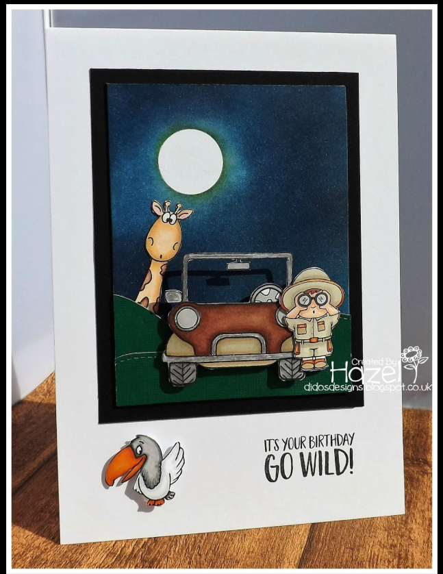 Go Wild! 4x6 Clear Stamp Set - Clearstamps - Clear Stamps - Cardmaking- Ideas- papercrafting- handmade - cards-  Papercrafts - Gerda Steiner Designs