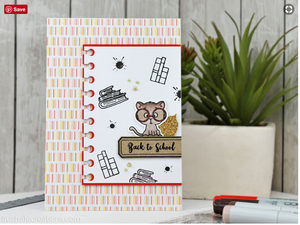 On the Bookshelf 4x6 Clear Stamp Set - Clearstamps - Clear Stamps - Cardmaking- Ideas- papercrafting- handmade - cards-  Papercrafts - Gerda Steiner Designs