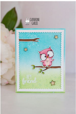 Owl Rather Be With You 4x6 Clear Stamp Set - Clearstamps - Clear Stamps - Cardmaking- Ideas- papercrafting- handmade - cards-  Papercrafts - Gerda Steiner Designs