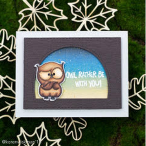 Owl Rather Be With You 4x6 Clear Stamp Set - Clearstamps - Clear Stamps - Cardmaking- Ideas- papercrafting- handmade - cards-  Papercrafts - Gerda Steiner Designs