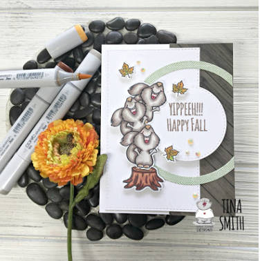 Happy Fall 4x6 Clear Stamp Set - Clearstamps - Clear Stamps - Cardmaking- Ideas- papercrafting- handmade - cards-  Papercrafts - Gerda Steiner Designs