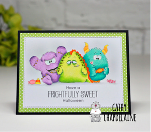 Coffee Monster 4x6 Clear Stamp Set - Clearstamps - Clear Stamps - Cardmaking- Ideas- papercrafting- handmade - cards-  Papercrafts - Gerda Steiner Designs