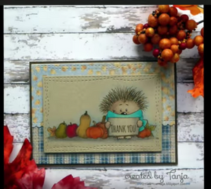 Cold Hedgehog - Digital Stamp - Clearstamps - Clear Stamps - Cardmaking- Ideas- papercrafting- handmade - cards-  Papercrafts - Gerda Steiner Designs