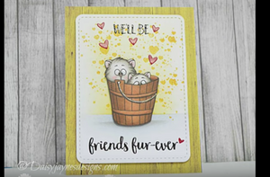 Buckets of Love 4x6 Clear Stamp Set - Clearstamps - Clear Stamps - Cardmaking- Ideas- papercrafting- handmade - cards-  Papercrafts - Gerda Steiner Designs