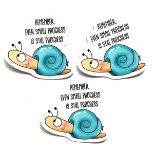 PROGRESS SNAIL -  STICKER